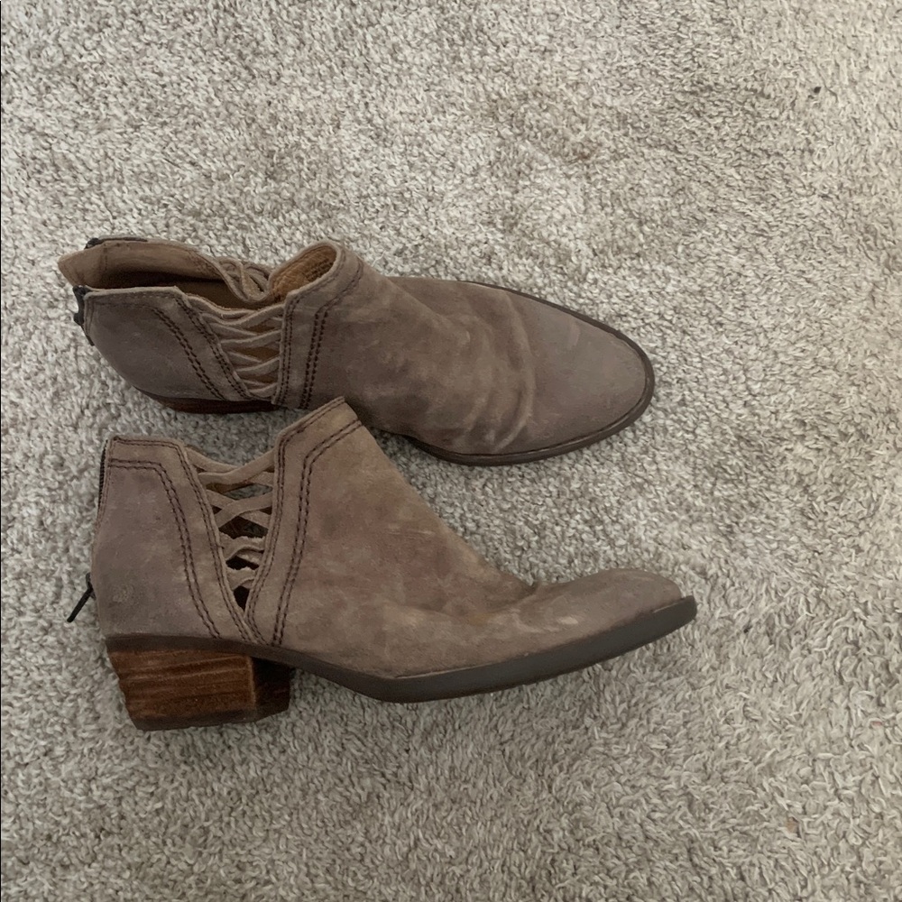 Born Leather Suede Waterville Boots 8